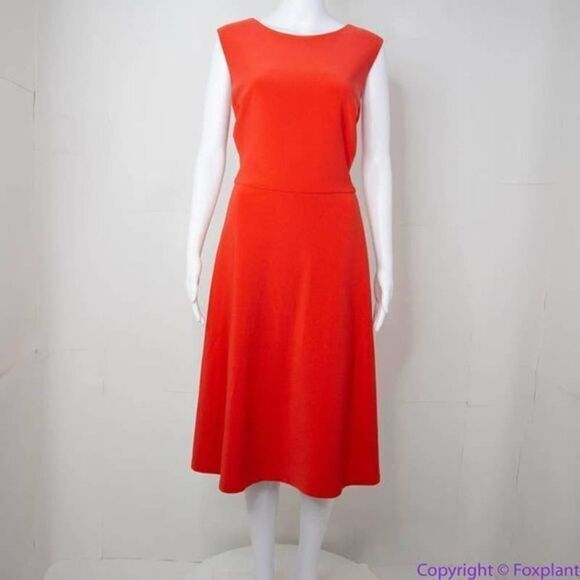 Lauren‎ Ralph Lauren Poppy Fit And Flare Dres sleeveless , 16W - Picture 13 of 16